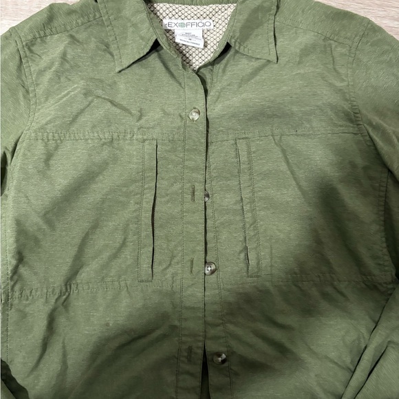 Women’s ExOfficio long sleeve performance button up shirt. - Picture 3 of 7